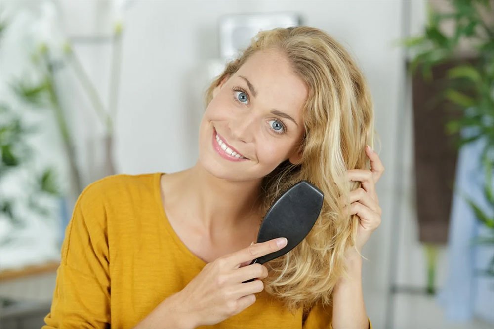 brush hair frequently benefits