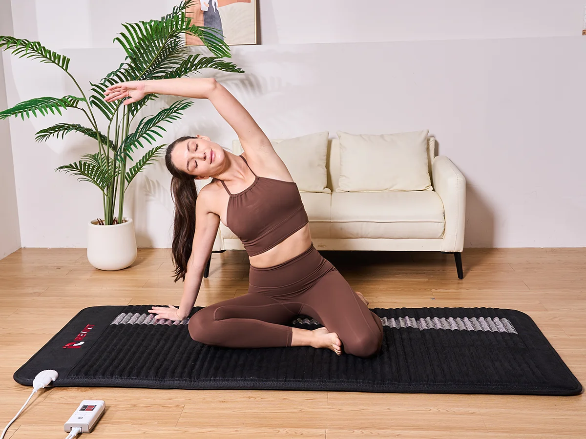 deepen stretching with infrared heat therapy