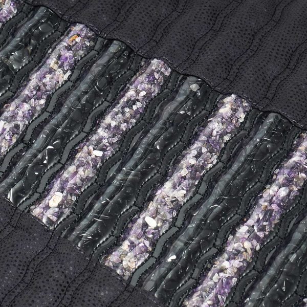 Visible Amethyst and Tourmaline Crystals