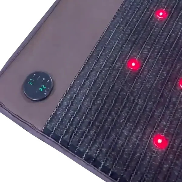 electromagnetic field mat with red light
