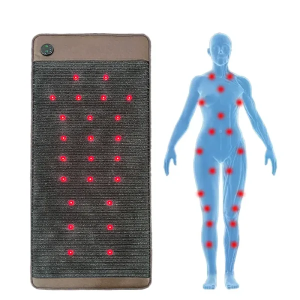 Infrared PEMF Mat with Red Light LEDs