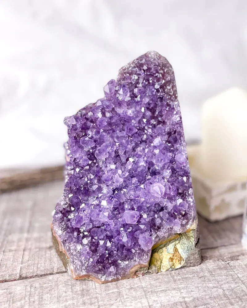 natural amethyst cluster