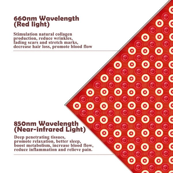 660nm 850nm infrared red light therapy