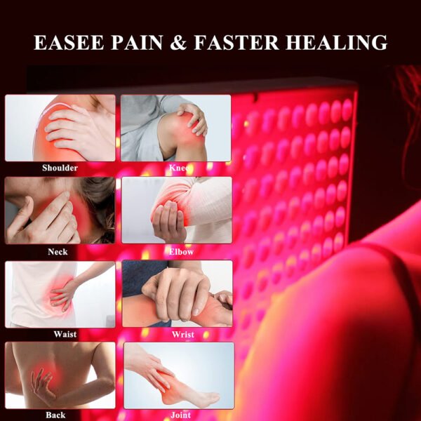 red light therapy device for pain relief